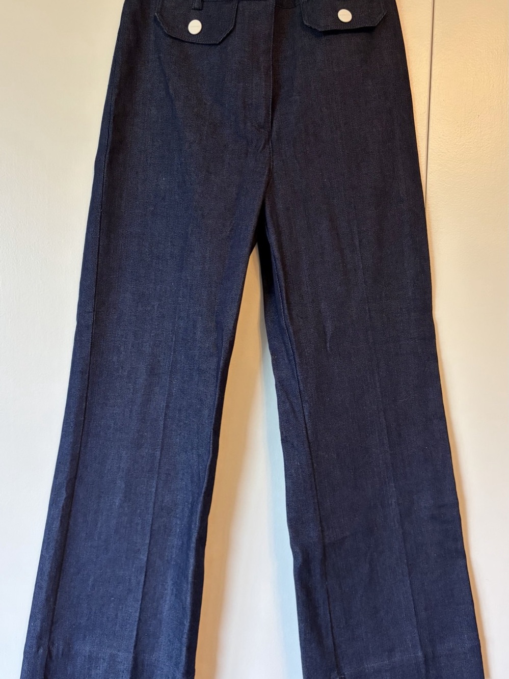 Jacadi Cassie Wide Leg Denim Jeans Girls 10A NWT